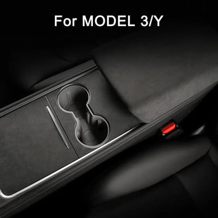 Suede Control Panel Cover | Model 3 2024+, Y 2025+ TESPLG
