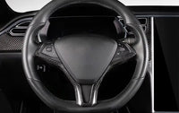 Carbon Fiber Steering Wheel Trim | Model S, X Teslup