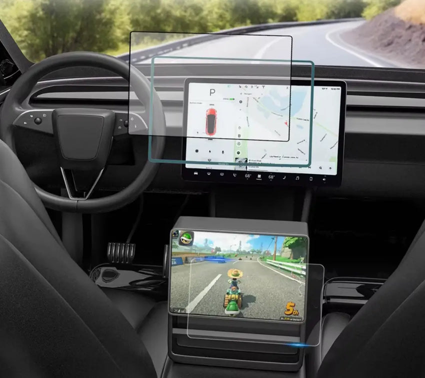 Glass Screen Protector 2PCS | Model Y 2025+, 3 2024+ TesPlg