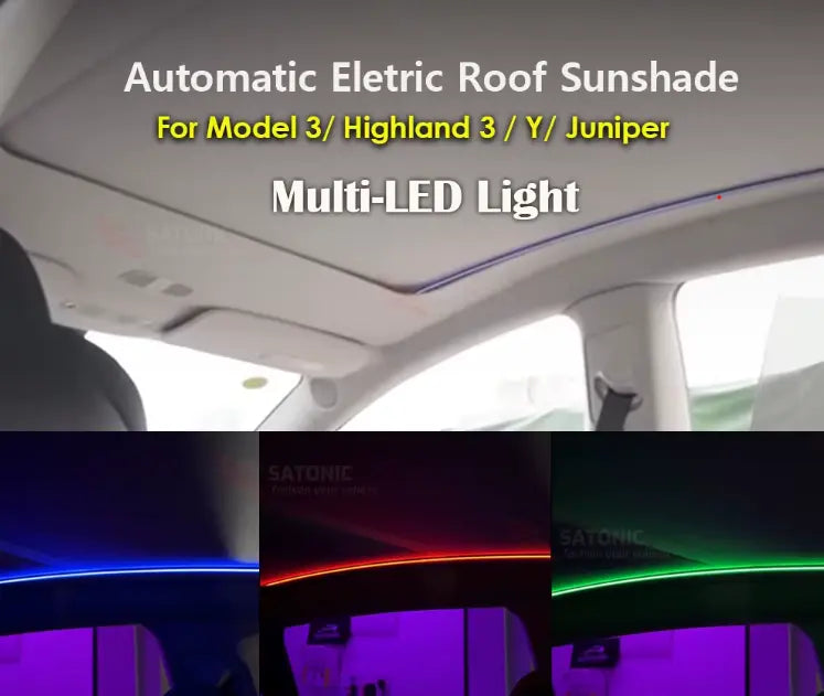 Electric Sunshade | Model 3 TesPlg
