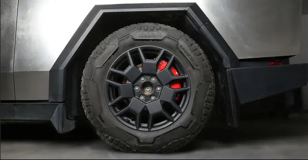 Red Brake Calipers | Cybertruck Teslup