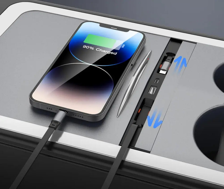 Center Console Charging Station | Model Y 2025+, 3 2024+ TesPlg