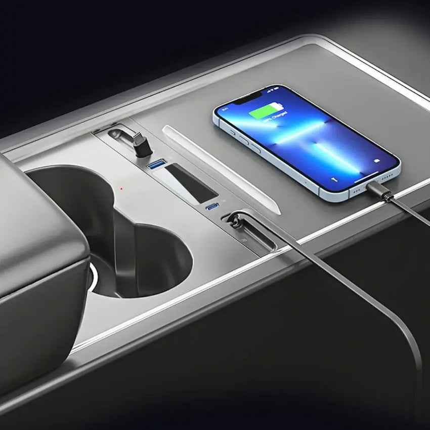Center Console Charging Station | Model Y 2025+, 3 2024+ TesPlg